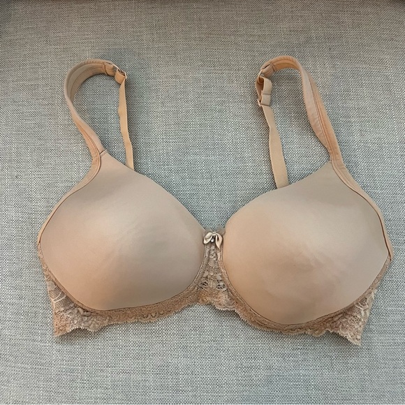 Mastectomy Bra - NATURALWEAR N4024 36C - Wire Free Nude NEW - Picture 2 of 11